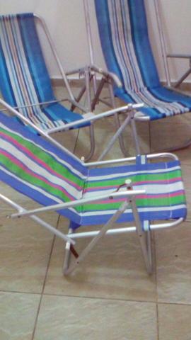 Cadeiras de Praia Alumínio