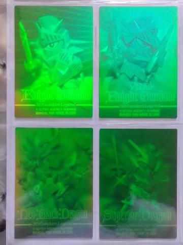 Coleção De Cards Hologramas SD Gundam Legend