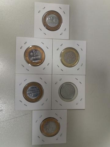 Seis moedas para colecionador