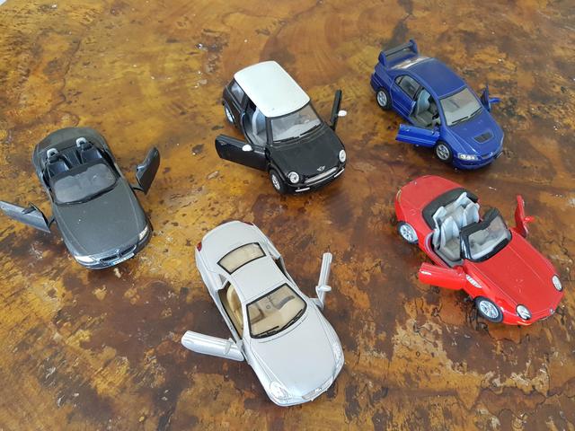 Coleção mini carros