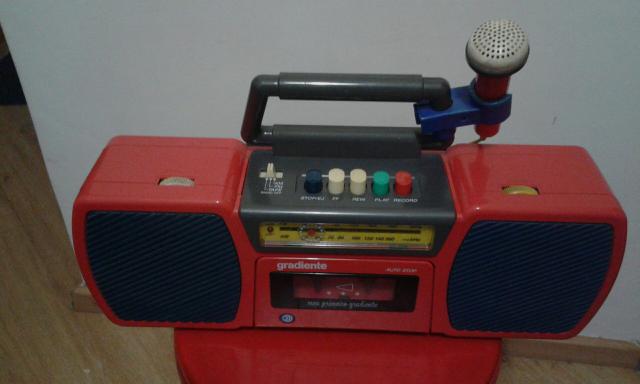 Rádio meu primeiro Gradiente c/ Microfone