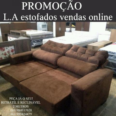 Sofa retratil e reclinavel 2 mts em promoçao