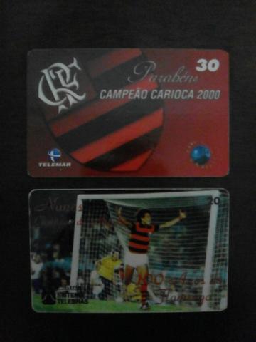 Cartões telefonicos Flamengo