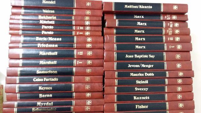 Coleção Os Economistas da Editora Abril com 45 Volumes