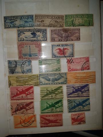 Coleção de selos Estados Unidos mais de mil selos.