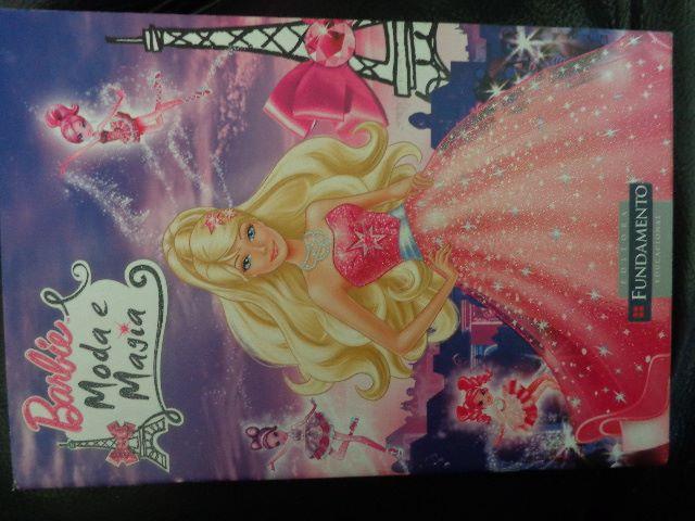 NOVO Livro Barbie Moda Magia