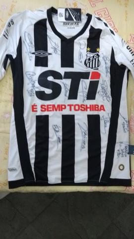 Camisa Santos Futebol Clube M/L - Autografada