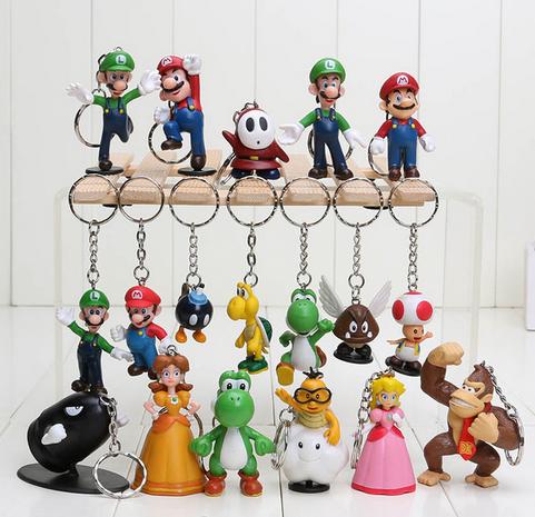 Chaveiros Mario World Icones