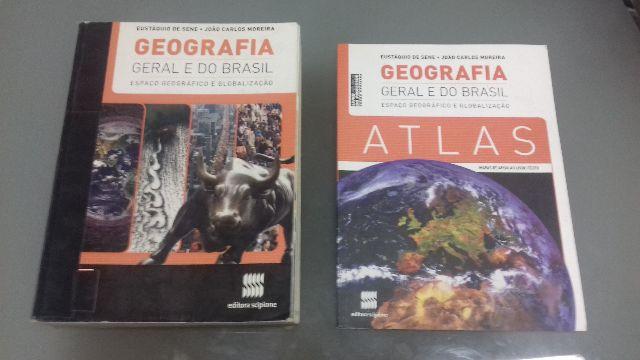 Geografia Geral e do Brasil e atlas Eustáquio de Sene e