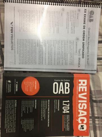 Livro Revisaço OAB  questões + Apostila dos exames I