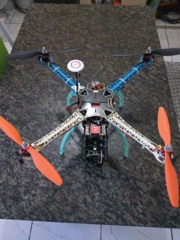 Drone Caseiro frame S500 e central DJI Nasa (Com Gimbal)