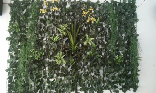 Painel planta artificial completo