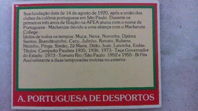 Figurinhas Card da Portuguesa