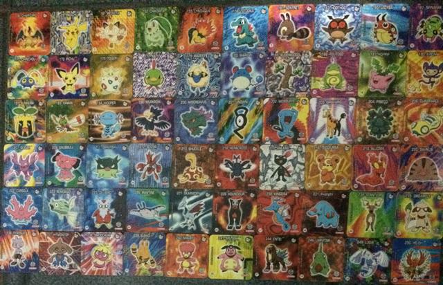 60 Cards Pokemon Elma Chips Joken-pokemon (coleção