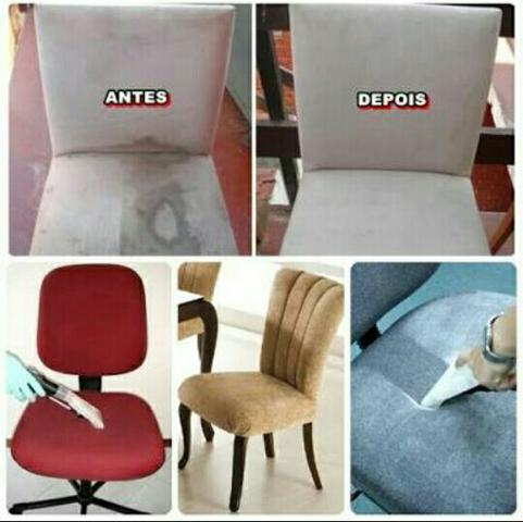 Higienização de cadeiras
