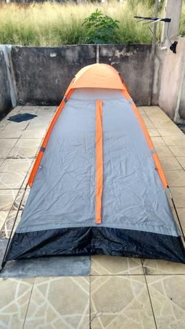 Barraca camping 2p + colchão inflável