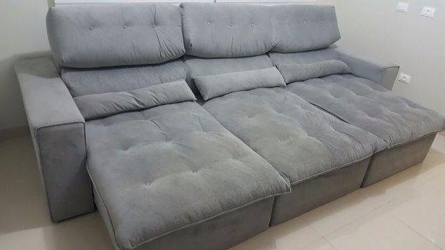 Maravilhoso sofá, 3,20 X 1,90, super macio e confortável,