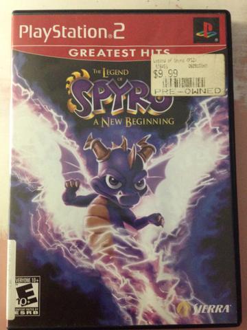 PLAYSTATION 2 The Legend of Spyro a new beginning completo