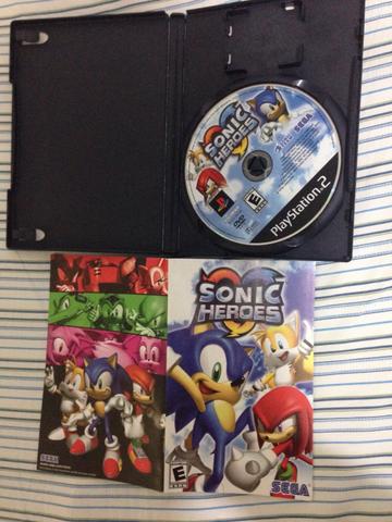 Sonic Heroes PlayStation 2 ps2 completo
