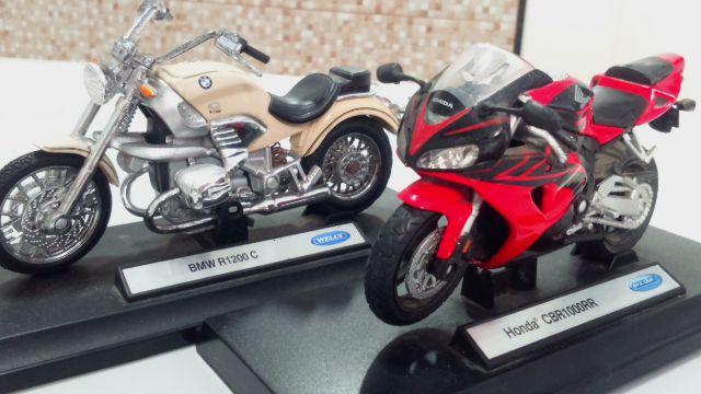 2 Motos miniatura CBR e BMW  e  cilindradas