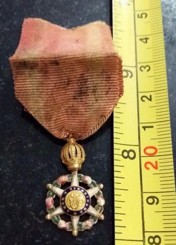 Medalha Miniatura Ordem Da Rosa Com Fita Rara
