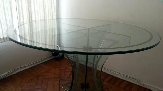 Mesa de vidro feita sob medida
