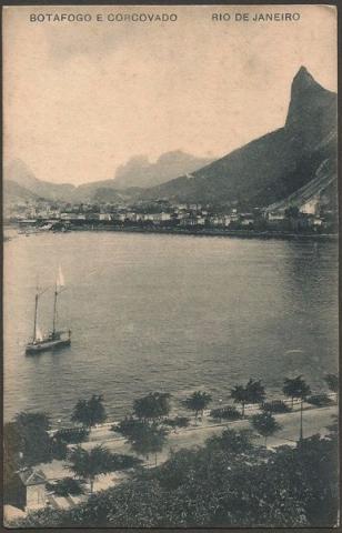Rio de Janeiro - Botafogo e Corcovado - Cartão Postal