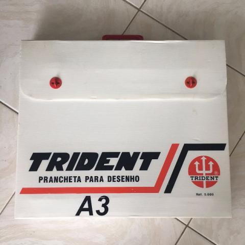 Prancheta Portátil P/ Desenho A3 + Regua Paralela - Trident
