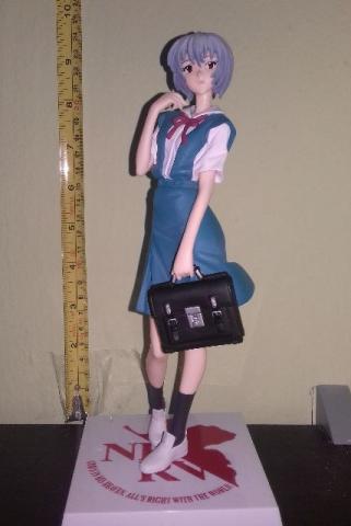 Figure Rei Ayanami Uniforme Escolar - Rebuilt Of Evangelion