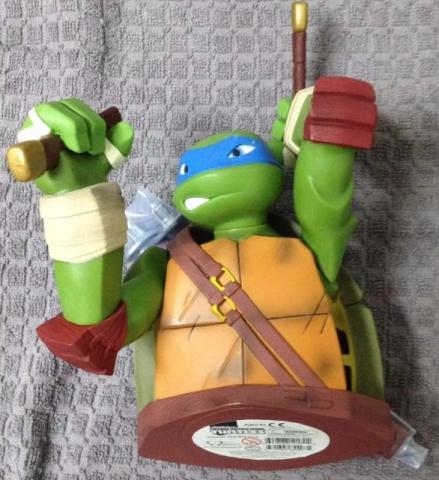 Leonardo e Rafael - Tartarugas Ninjas Bustos Cofrinhos