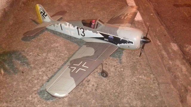 Aeromodelo Focker Wulf Fw 190 Aceito Kit Fpv Completo