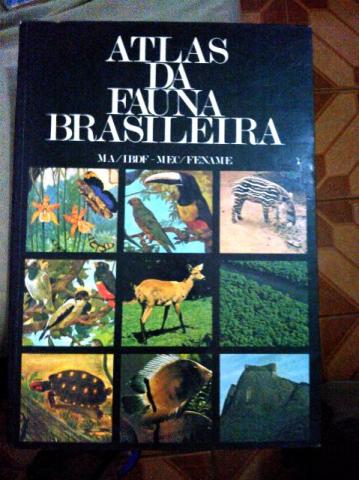 Atlas Da Fauna Brasileira - Capa Dura