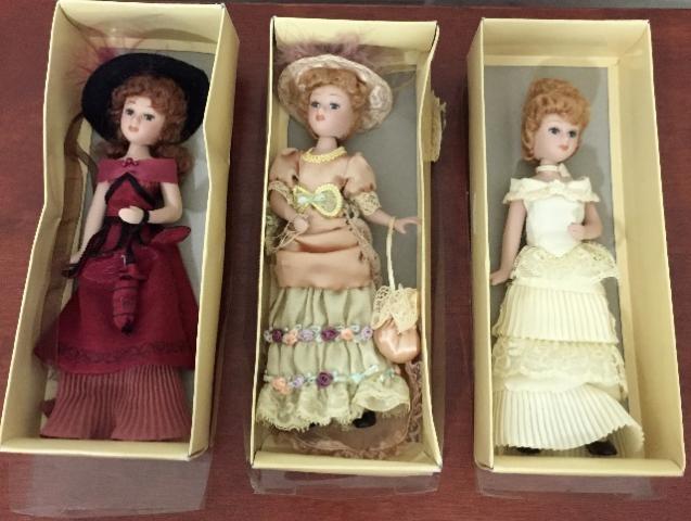 Bonecas de Porcelana Coleção Damas de Época