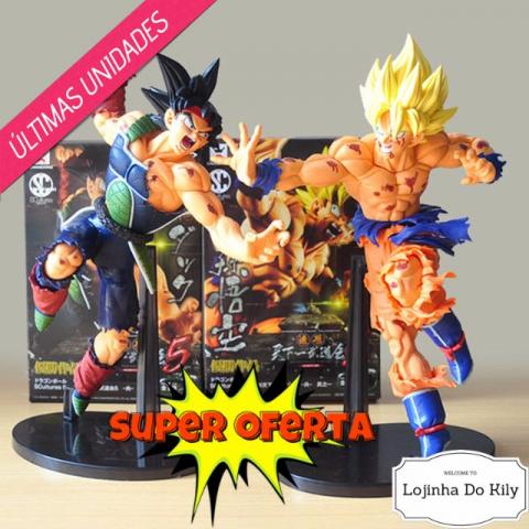 Boneco Goku Super Sayajin e Goku Bardock Banpresto 23 cm