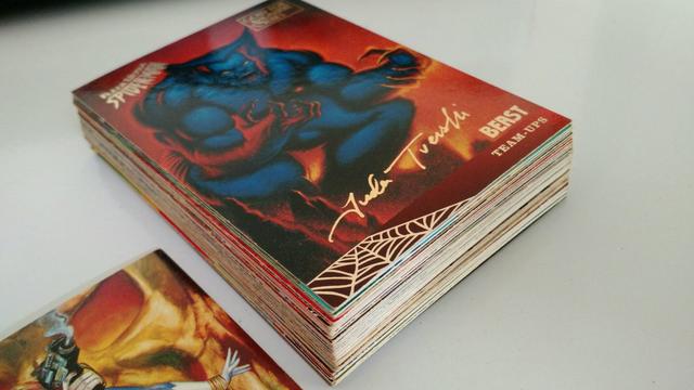 Cards da Marvel (X-men Fleer, Spider-man e outros)