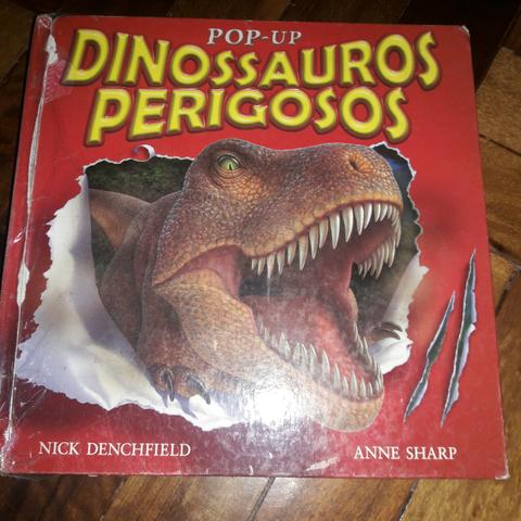 Livro dinossauros perigosos