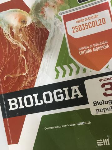 Livro escolar biologia