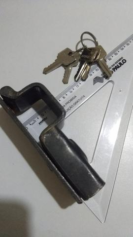 Cadeado anti furto + 5 chaves