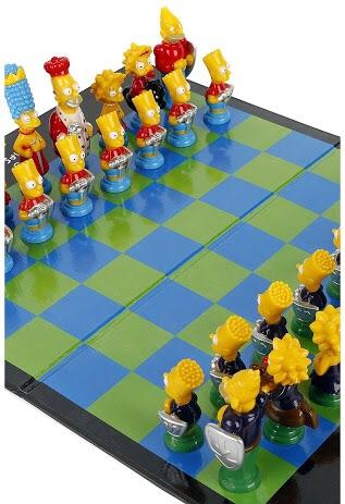 Jogo de xadrez dos Simpsons