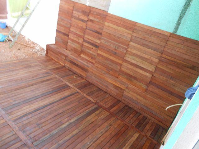 Deck em madeiramento de Paletes