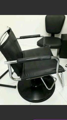 Cadeira cabeleireiro hidráulica