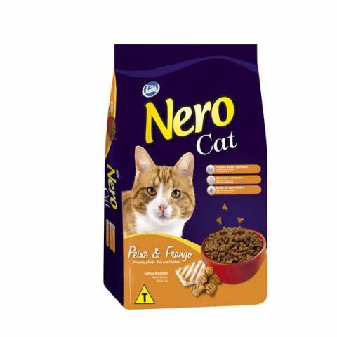 Ração Total Nero Cat Peixe e Frango para Gatos Adultos -