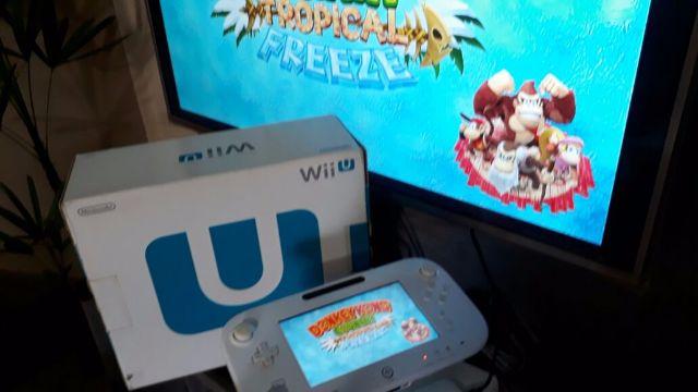 Nintendo Wii U caixa completo destravado hd externo 500gb 20