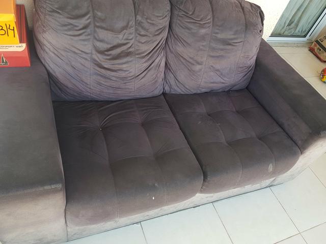 Urgente sofá 2 e 3 lugares com chaise