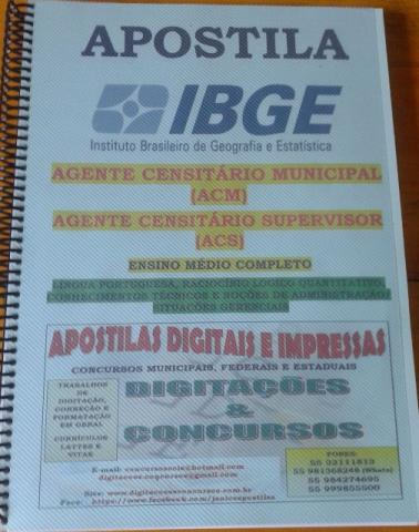 Apostilas Concurso IBGE 