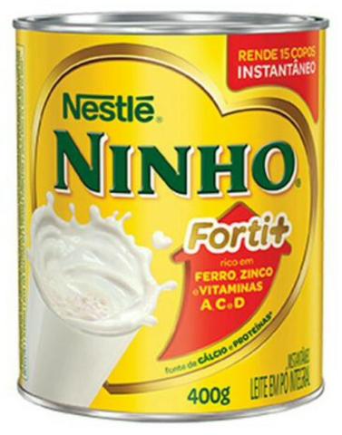 Lata de leite Ninho vazia