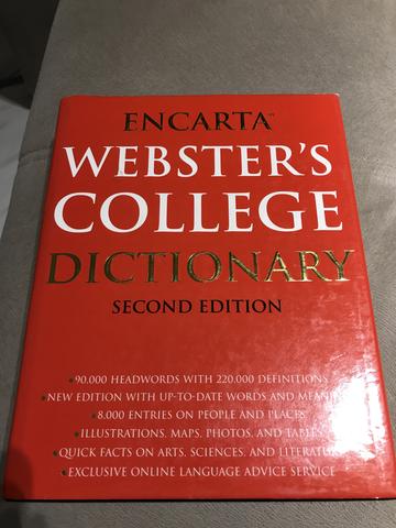 Vendo Dicionário de Inglês Webster's College