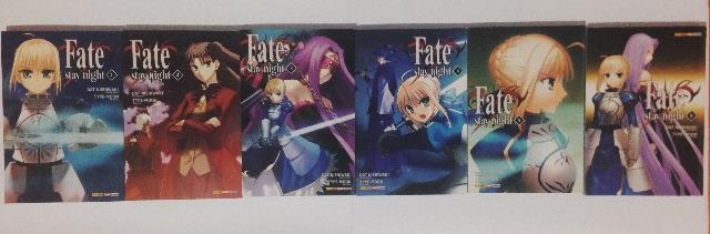 Mangá Fate Stay Night Vol. 1 ao 6