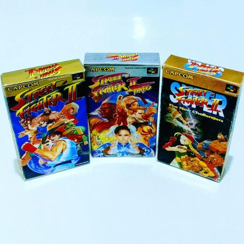 Trilogia Street Fighter II Completa - Original Super Famicom