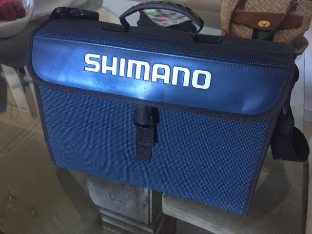 Kit mala de pesca shimano com material